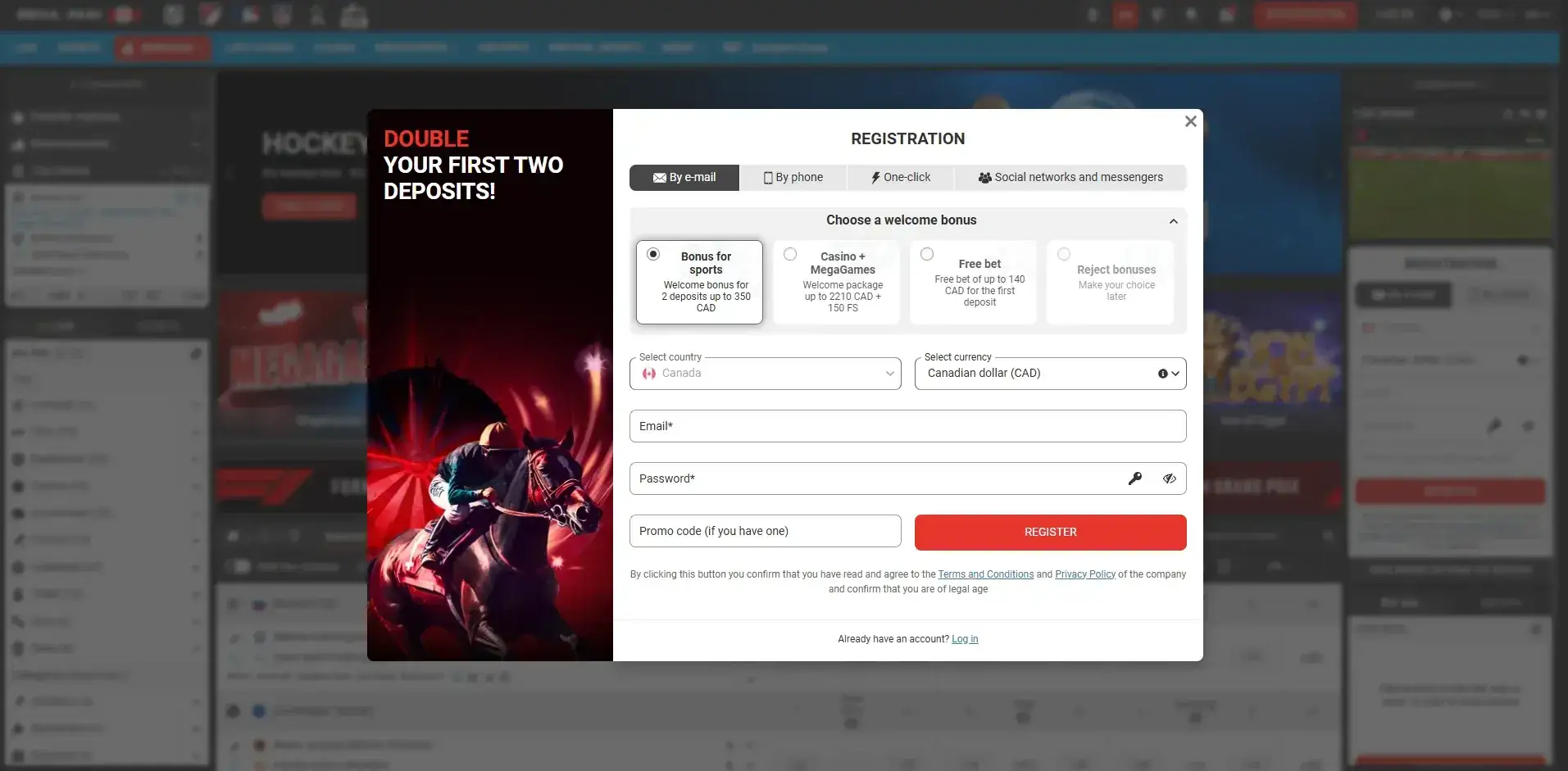 MegaPari registration guide